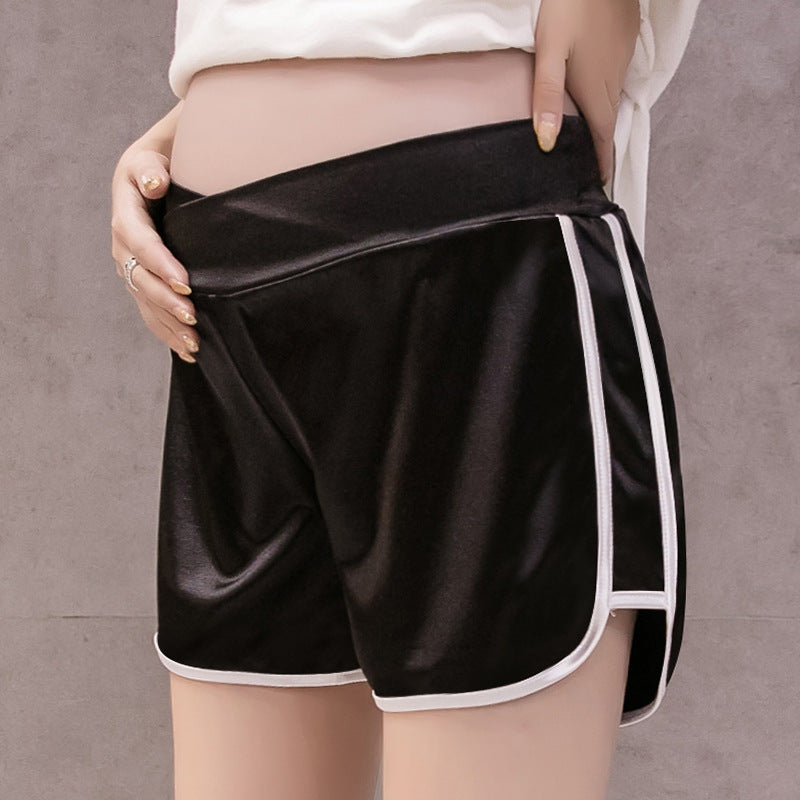 Low-Waist Belly Lift Stretch Bottoming Pants Maternity Wear